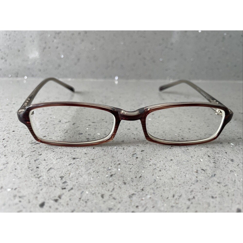 ZIMCO EYEGLASSES FRAMES ONLY BROWN / CRYSTAL S317 FULL RIM BRN/CRYST